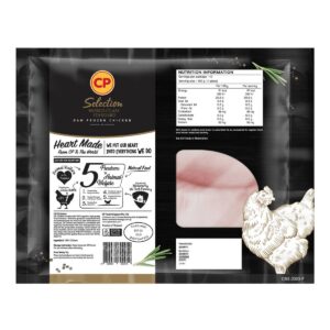 CP Raw Frozen Chicken Breast - Skinless Boneless