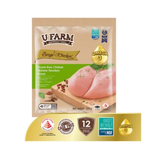 U Farm Benja Frozen Raw Boneless Chicken Breast - Skinless