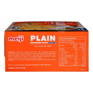 Meiji Plain Cracker - Sesame