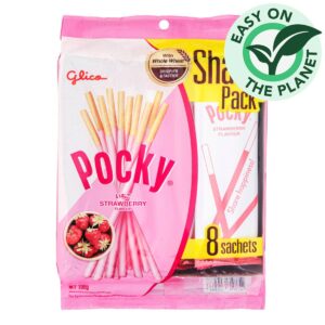 Glico Pocky Biscuit Sticks Share Pack - Strawberry
