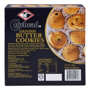 Cowhead Danish Butter Cookies Tin