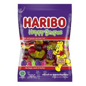 Haribo Gummy Candies - Happy Grapes