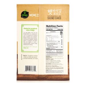 CJ Bibigo Korean Seasoned Seaweed - Savory Roasted