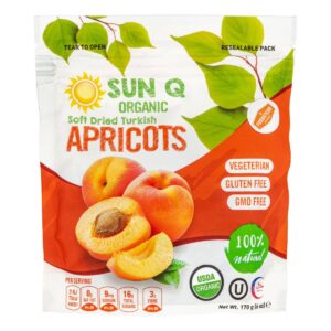 Sun Q Organic Soft Dried Apricots