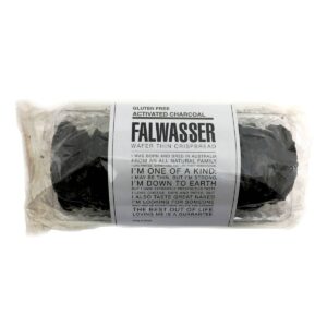 Falwasser Wafer Thin Crispbread - Charcoal