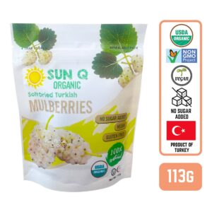 Sun Q Organic Soft Dried Turkish Mulberries