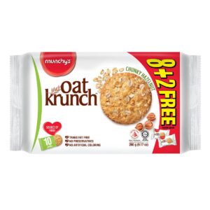 Munchy's Oat Krunch Crackers - Chunky Hazelnut