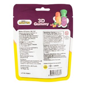 Minions 3D Halloween Gummy - Mix Fruit