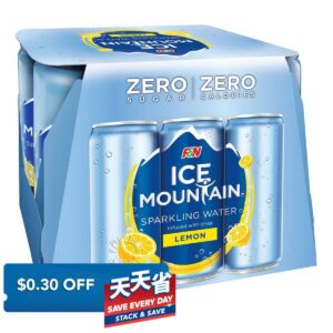 F & N Ice Mountain Sparkling Can Water - Lemon (No Sugar)