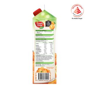F & N Fruit Tree Fresh No Sugar Added Juice - Orange