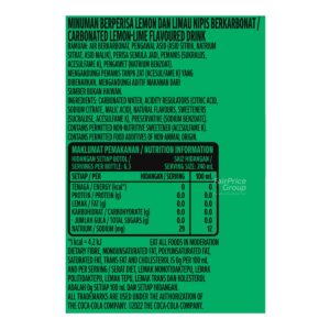 Sprite Sparkling Lemon Lime Bottle Drink - Zero Sugar