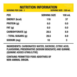 Schweppes Carbonated Can Drink - Tonic Water