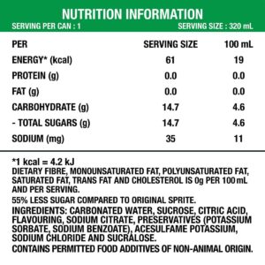 Sprite Sparkling Lemon Lime Can Drink