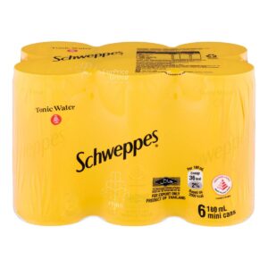 Schweppes Carbonated Mini Can Drink - Tonic Water