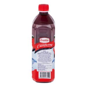 Frutee Premium Cranberry Juice Bottle Cocktail