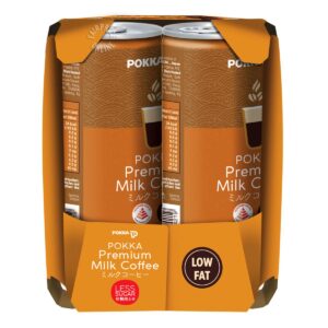 Pokka Coffee Can Drink - Milk Coffee (Less Sugar)