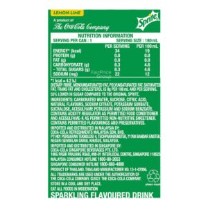 Sprite Sparkling Lemon Lime Can Drink - Mini