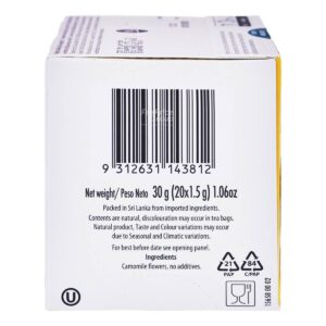 Dilmah Infusion Pure Tea Bags - Camomile Flower