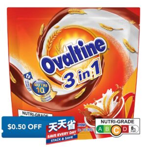 Ovaltine 3 in 1 Instant Malt Drink Sachets - Chocolate
