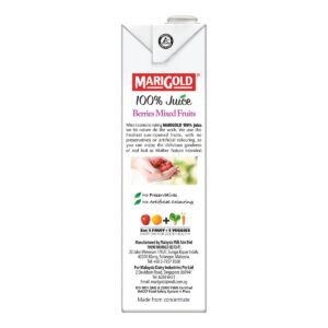 Marigold 100% Packet Juice - Berries Mixed Fruits