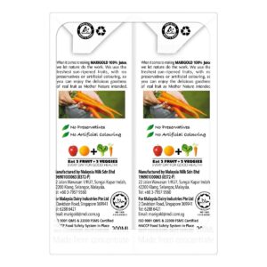 Marigold 100% Packet Juice - Carrot Mixed Fruits