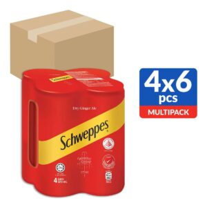Schweppes Carbonated Can Drink - Dry Ginger Ale