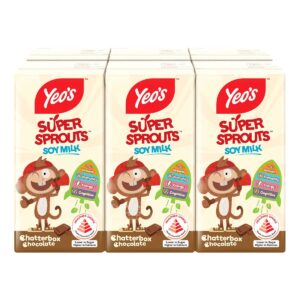 Yeo's Super Sprouts Soy Milk - Chocolate