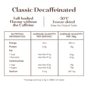 Moccona Classic Freeze Dried Instant Coffee - Medium Roast