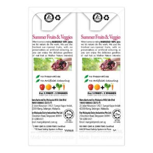 Marigold 100% Packet Juice - Summer Fruits