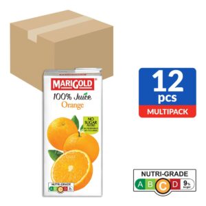 Marigold 100% Packet Juice - Orange