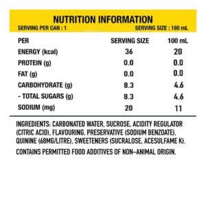 Schweppes Carbonated Mini Can Drink - Tonic Water