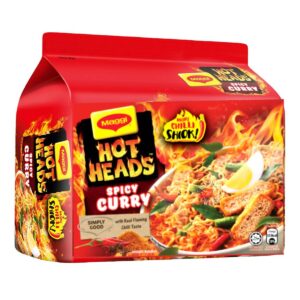 Maggi Hot Heads Instant Noodles - Spicy Curry
