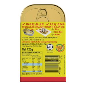 Ayam Brand Sardines - Extra Virgin Olive Oil & Chili