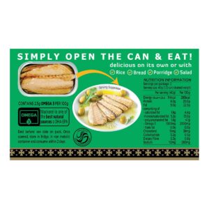 Ayam Brand Mackerel Fillets in Extra Virgin Olive Oil