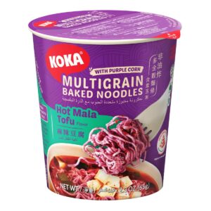 Koka Baked Multi Grain Instant Cup Noodles - Hot Tofu Mala