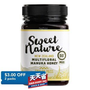 Sweet Nature Multifloral Manuka Honey 50+