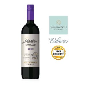 The Grill Master Fan Club Malbec Argentina Red Wine 2024