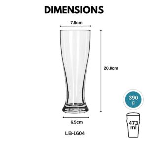 Libbey Giant 1604 Beer Pint Glass 473ml/1pt