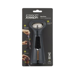 Joseph Joseph BarStar 3-in-1 Corkscrew - Grey