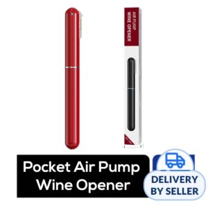 GLADLEIGH Pocket Air Pump Wine Opener - Red