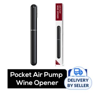GLADLEIGH Pocket Air Pump Wine Opener - Black