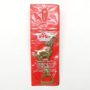 Vesta Falcon Brass Horoscope Bottle Opener (Aries)