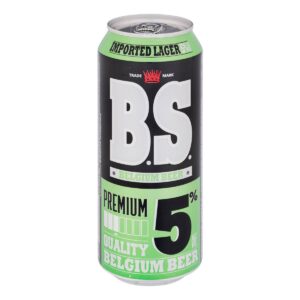 BS Premium Lager Can Beer - Classic