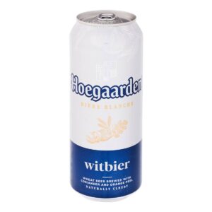 Hoegaarden Beer Can - White