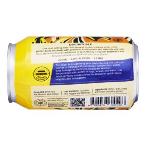 Brewerkz Can Beer - Golden Ale