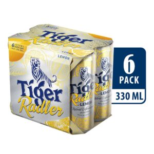 Tiger Radler Beer Can - Lemon