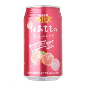 Aseed Fukushima Momo Peach No ChuHai Japanese Fruit Beer