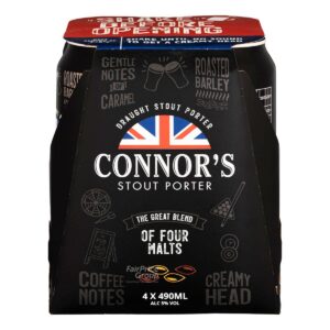 Connor's Stout Porter Can Beer - Four Malts