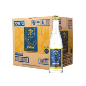 Mio Sparkling Sake Premium Rich Gold Flakes Edition Party Box