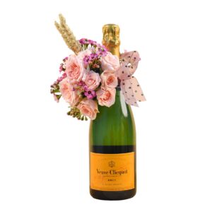 FNP Champagne & Mixed Flowers Combo